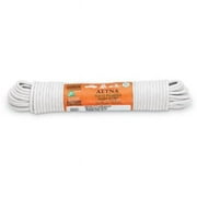 Samson Rope Interlocked Sash Cord, 1,700 lb Capacity, 100 ft, Cotton, White - 1 EA (650-002024001060)