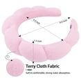 thumbnail image 2 of Spa Headbands for Washing Face or Facial Makeup Headbands Bubble Skincare Headbands Drunk Elephant Terry Cloth Puffy Headbands for Mask Skin Treatment, 2 of 7