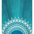 thumbnail image 3 of Ambesonne Mandala Duvet Cover Sets, Eastern Culture Ornament, 2-Queen, Petrol Blue Off White, 3 of 7