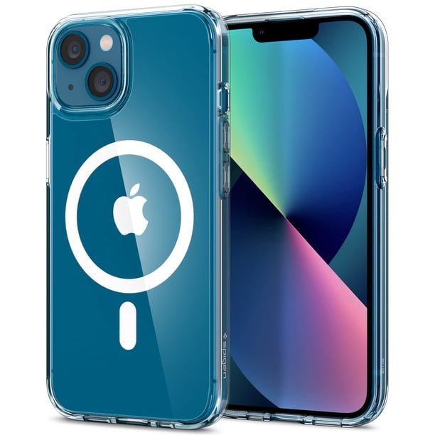 Funda Spigen Ultra Hybrid MagFit para iPhone 13, color blanco