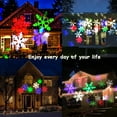 thumbnail image 6 of Morttic Christmas Snowflake Projector Lights Outdoor, Moving Snowfall LED Light Projectors Waterproof Holiday Decorative Light for Xmas,New Year ,Home ,Party,Garden ,Patio (Multi-Colored), 6 of 6