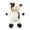 BLACK, variant on 15.7in Pink & White Cow Plush Toy - Adorable Pink Ear Cute Cow, Soft Stuffed Animal for Healing & Comfort.