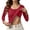 Red, variant on SNKSDGM Female T-Shirts Long Sleeve Shirts for Women Fall Colors Seamless Moda Long Sleeve T Shirt with Built in Bra for Yoga Fitness and Everyday Comfort Xxl