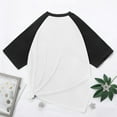 thumbnail image 4 of Chandails en Molleton Snoarin pour Hommes Mode Décontractée Patchwork Col Rond Chandail T-Shirt Imprimé Manches Courtes Hauts Chemises du 4 Juillet pour Hommes en Liquidation, 4 of 4