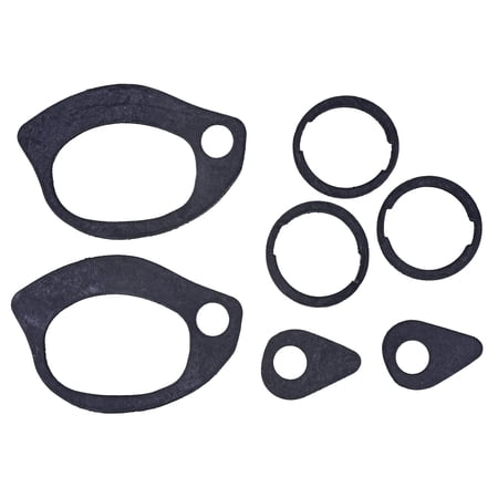 JEGS Exterior Door Handle/Lock Cylinder Gasket Set Fits Select 1964-1972 Chevrolet Buick Oldsmobile Pontiac Models