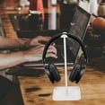 thumbnail image 6 of OFFIGAM White Headphone Stand for Desktop - Stable and Holder for Headset Display, Storage, and Organization, 6 of 8