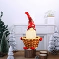 thumbnail image 5 of Costeam Christmas Candy Bowl Gnome Storage Basket Winter Candy Dish Woven Holder Servers for Christmas Holiday Table Desk Party Gift Decoration Home, 5 of 6