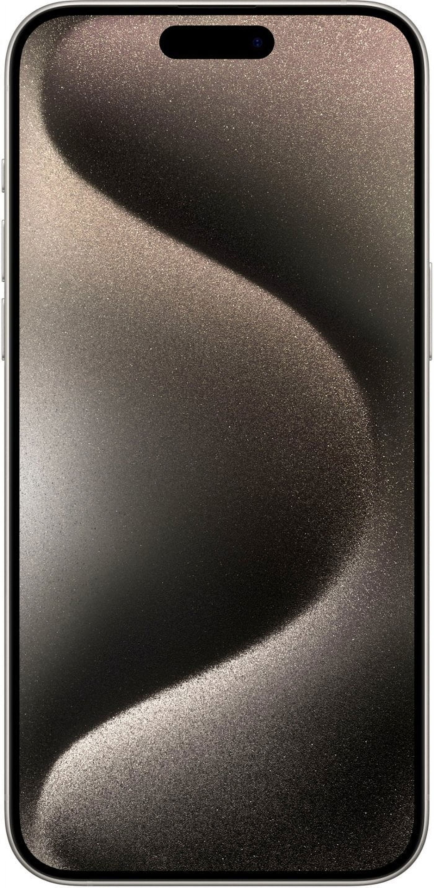 Restored Premium Apple iPhone 15 Pro Max - Boost Mobile - 1 TB Natural Titanium (Refurbished)
