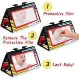 Brain Development Tummy Play Time High Contrast Baby Toys, Newborn to ...