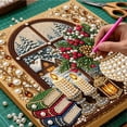 thumbnail image 4 of 2026 Christmas Window Framed Pearl Art Wall Decor 8x8 inch, Window Framed Christmas DIY Pearl Bead Painting Kits for Adult, Christmas Party Decorations for Home Wall Decor, 4 of 9