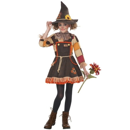 Patchwork Scarecrow Girl Child Costume