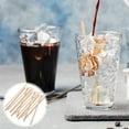 thumbnail image 2 of WRISTBIQUE Hot Chocolate Stir Sticks Stirring Stick Wood Beige 100pcs 5.5x0.2x0.04in, 2 of 10
