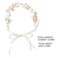 thumbnail image 2 of Shisuyan Hair Accessories For Girls Golden Alloy Pearl 1Set 32X0.79X0.39In, 2 of 8