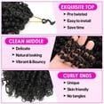thumbnail image 4 of Crochet Hair Youngther Yanky Twist 16 pulgadas, 6 paquetes (1B), 4 of 6