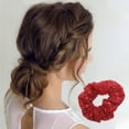 thumbnail image 2 of Ofertas Únicas 1 Pc Elegante Scrunchies de Lentejuelas para el Hogar Rojo, 2 of 5