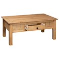 thumbnail image 5 of vidaXL Coffee Table 100x60x45 cm Solid Pine Wood Panama Range, 5 of 5
