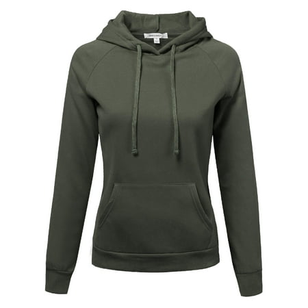 - FashionOutfit Women's Casual Long Sleeve French Terry Hooded Pullover Sweatshirt
