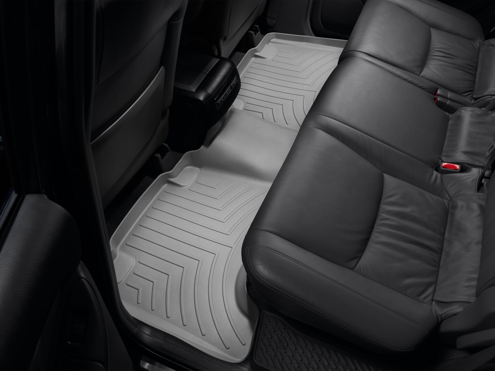 WeatherTech Custom Fit FloorLiners compatible with 2003-2009 Lexus GX - 2nd Row, Grey