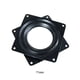 thumbnail image 2 of Scienceny Placa giratoria de acero inoxidable de aleación de Zinc, 2 uds., para escaleras cuadradas, rotación, resistente y conveniente Artesanía negro 3 pulgadas, 2 of 6