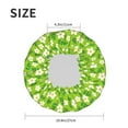 thumbnail image 6 of Kdxio Daisies Flowers Print Shower Cap for Women,Elastic and Reusable,Double Waterproof Layers Bathing Hat, 6 of 9