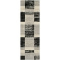 thumbnail image 3 of SAFAVIEH Retro Carleen Abstract Area Rug, Black/Light Grey, 5' x 8', 3 of 6