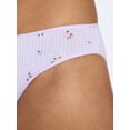 thumbnail image 3 of No Boundaries Women's Bikini Panty Cotton, 1-pack, Sizes XS-XXXL, 3 of 4