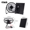 thumbnail image 2 of Ventilador de escape solar DQrwqpou 4 pulgadas Mini ventilador, 2 of 9