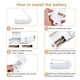 thumbnail image 3 of Eléctrico Batería de Cocina Mini sellador térmico de alimentos al vacío, bolsa de almacenamiento de plástico, máquina de sellado de aperitivos (blanco), 3 of 5