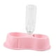 thumbnail image 2 of Comedero para gatos con doble cuenco y dispensador automático de agua. Reposición automática de agua. Rosado, 2 of 5
