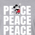 thumbnail image 3 of Mickey & Friends - Mickey Peace - Juniors Cropped Cotton Blend T-Shirt, 3 of 5