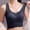 Black, variant on DuoJiaJ Plus Size Women's Seamless Front Closure Sports Bra With Supportive Design And Wire Comfort" Plus Size Bras Beige