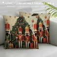 thumbnail image 3 of ONETECH  Merry Christmas Nutcracker Throw Pillow Covers Decorative Winter Holiday Party Christmas Pillow Cases for Couch Cushion Sofa Outdoor, 3 of 5
