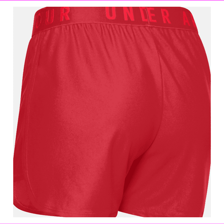 Under Armour Women's UA Play Up 2.0 Shorts , Versa Red , Medium