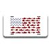 thumbnail image 3 of Fishing Fisherman UV Printed Plates (American Flag Fish), 3 of 4