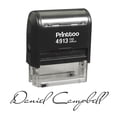 thumbnail image 1 of Printtoo Personalized Black Self Inking Custom Signature Stamp Custom Rubber Stamper-58 x 22 mm, 1 of 6