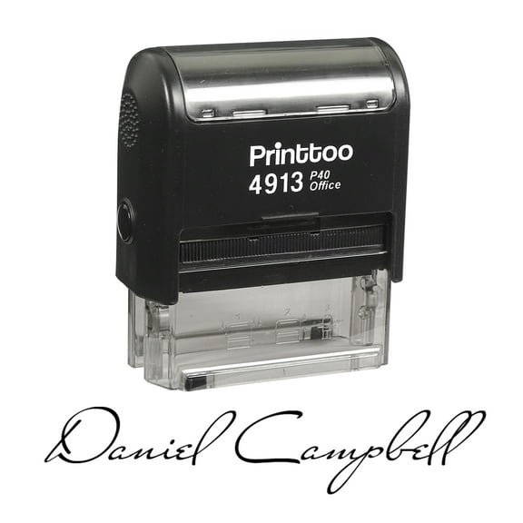 Printtoo Office Stationery Dater Stamp Self Inking With Invoiced Text Date Document Rubber Stamp-Black