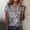 Grey, variant on Graphic Tees for Women Festive Blouses Women's Black Elegant Sequins Top for Everyday Wear Modern Casual Glitter Shirt Party Ready Gray S