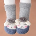 thumbnail image 6 of IROINNID Infant Baby Winter Cotton Footwear Plush Warm Shoes And Socks Kids Indoor Walking Shoes, Size 3M-3Y, 6 of 9