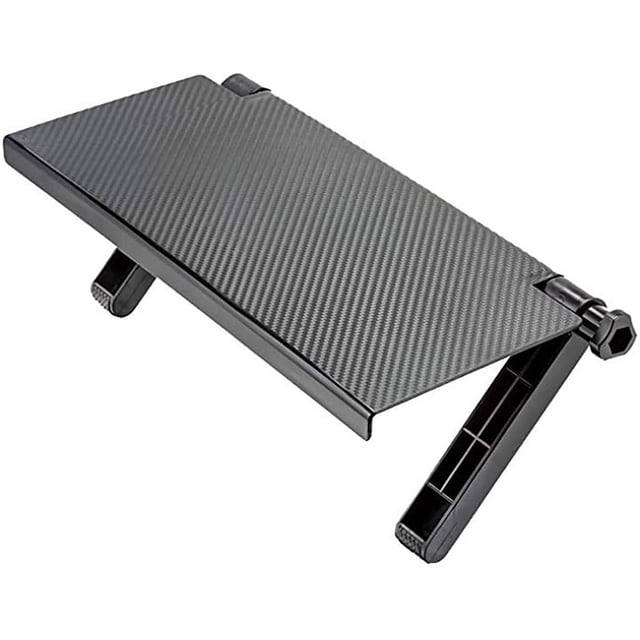 Vensio -13 Inch TV Top Shelf Mount for Computer Monitors and Flat Screens, Adjustable Screen Shelf for Streaming Devices Routers and Speakers, Non-Slip Organizer Black