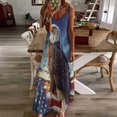 thumbnail image 4 of Beautiful Eagle And USA Flag Sleeveless Dress Women's Evening Dress Womans Clothing, 4 of 9
