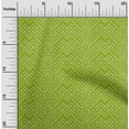 thumbnail image 1 of oneOone Viscose Chiffon Green Fabric Geometric Bandhani Craft Projects Decor Fabric Printed By The Yard 42 Inch Wide, 1 of 4