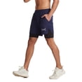 thumbnail image 4 of TRKIYQC Hombres Verano Casual Secado rápido Sport Running Shorts con Capa Interna,Letras Estampadas Cintura Elástica Cordón Pantalones Deportivos con Bolsillos para Gimnasio,Jogger,Entrenamiento TRKIYQC casual, 4 of 8