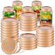 thumbnail image 5 of Juego De 24 Tapas Para Conservas Tapas Para Tarros Mason Tapas Y Bandas Para Tarros Mason De 70 Mm A Prueba De Fugas Boca Regular Frascos Para Conservas De Tipo Dividido Tapa Para Conservas Encurtidos Muyoka Hogar, 5 of 7