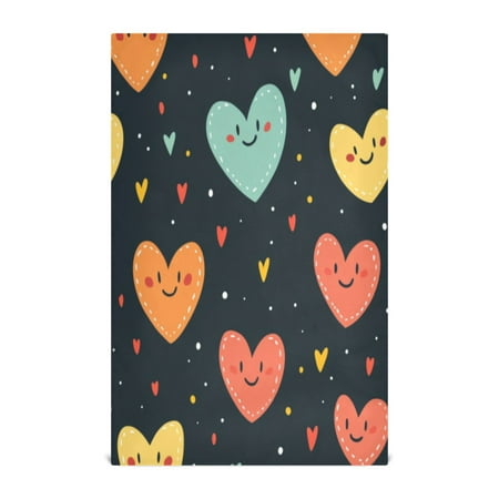 

Kitchen Towel 28x18 Inches x4，Plate Towel Decorative Towel Napkin Tea Towel Tea Towels For Kitchen Dish Cloths & Dish Towels Color Closed Eyes Love Seamless