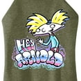 thumbnail image 3 of Hey Arnold! - Graffiti Arnold - Juniors High Neck Tank Top, 3 of 5