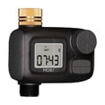 thumbnail image 4 of Water Timed Irrigation Water Valve with LCD Display Screen IP55 Waterproof Rotary Knob Button Control US Interface,1 x Smart water valve,Black, 4 of 8