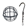 thumbnail image 2 of Birdcage Feeder Hollow Out Design Buckle Closing Durable Metal Non-deformation Outdoor Hanging Fun Bird Feeder, 2 of 8