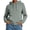 Gray, variant on Women's Long Sleeve Hoodies Side Split Basic Hooded Sweatshirt Teen Fall Fleece Lined Casual Fashion Pullover Top S-XXL