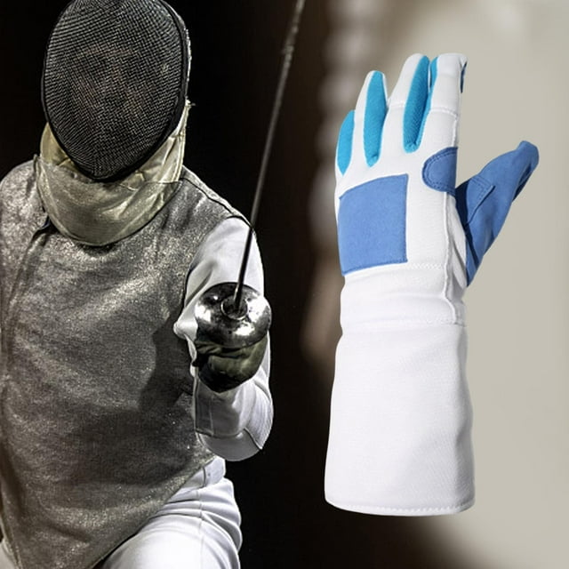Fencing Glove, Fencing Training, Equipment, Protection ,Multipurpose, Game Washable ,Protective Mitten Safety Work Gloves for Competitions Sport Left Hand