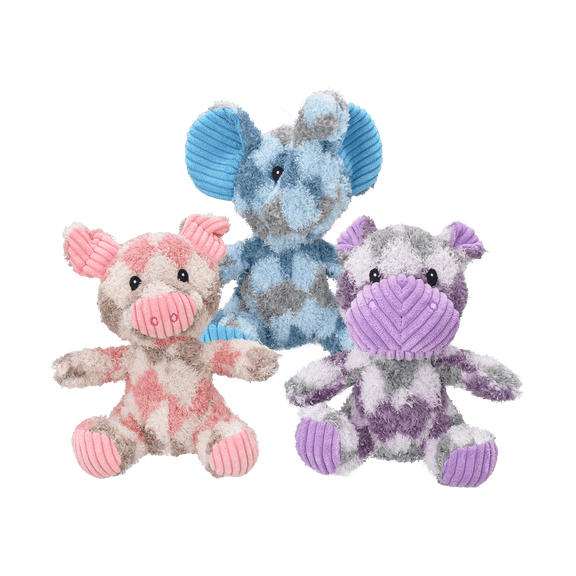 Multipet Scottie Palz Dog Toy, 7", Assorted Animals